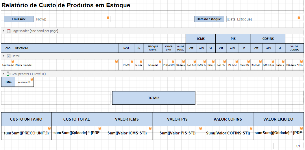 Pré-visualização do Designer